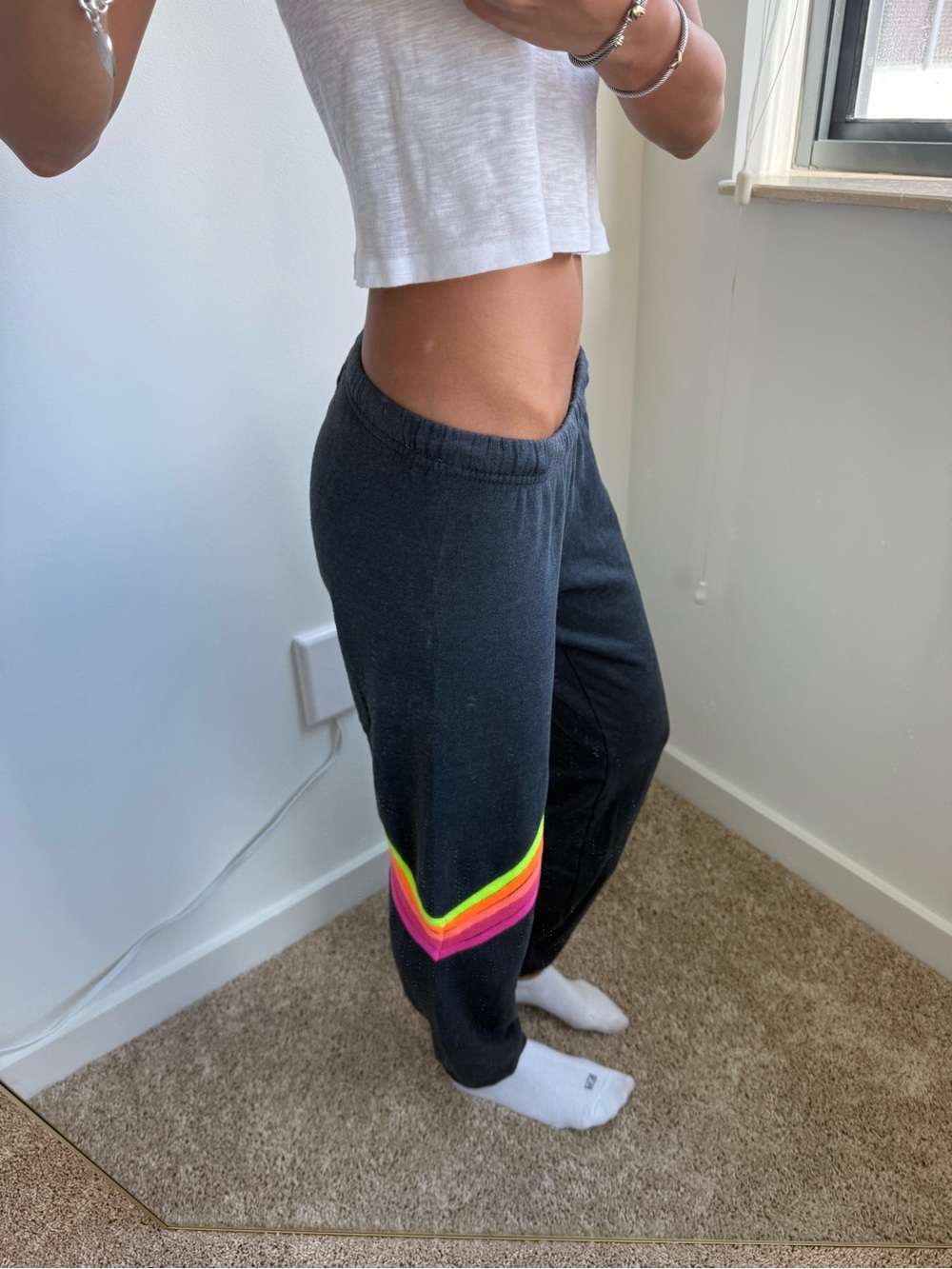 Aviator nation navy sweatpants